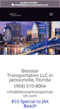 Mobile Screenshot of blesstartransportation.com